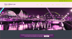 Desktop Screenshot of petermillicanlaw.co.uk